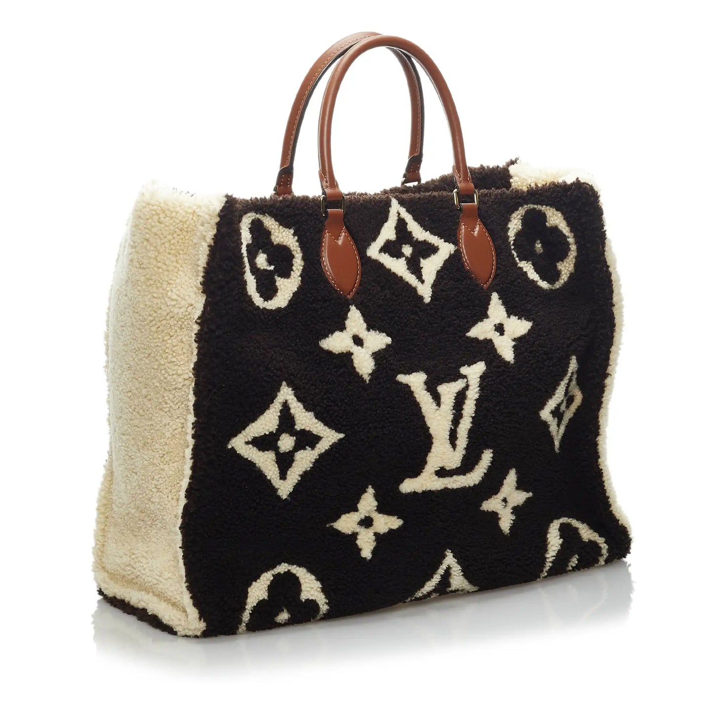 Louis Vuitton Monogram Giant Shearling Teddy Onthego GM