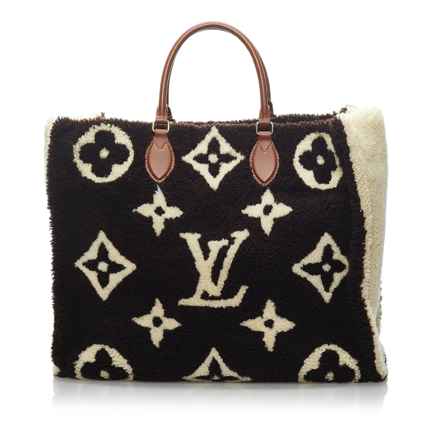 Louis Vuitton Monogram Giant Shearling Teddy Onthego GM