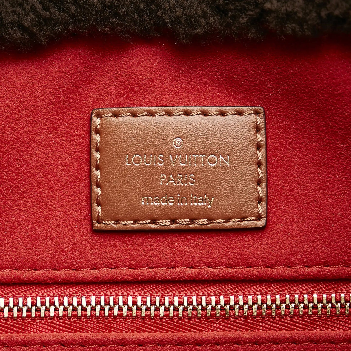 Louis Vuitton Monogram Giant Shearling Teddy Onthego GM