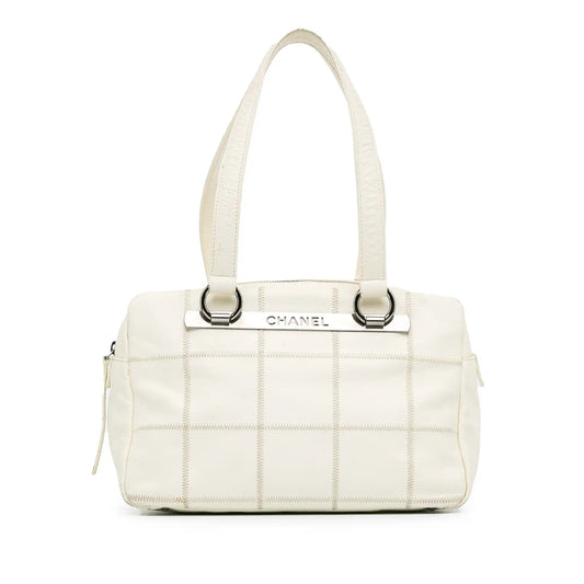 Chanel Square Stitch LAX Bowler Bag