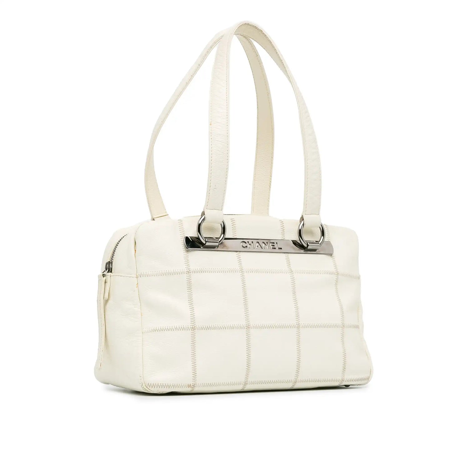 Chanel Square Stitch LAX Bowler Bag