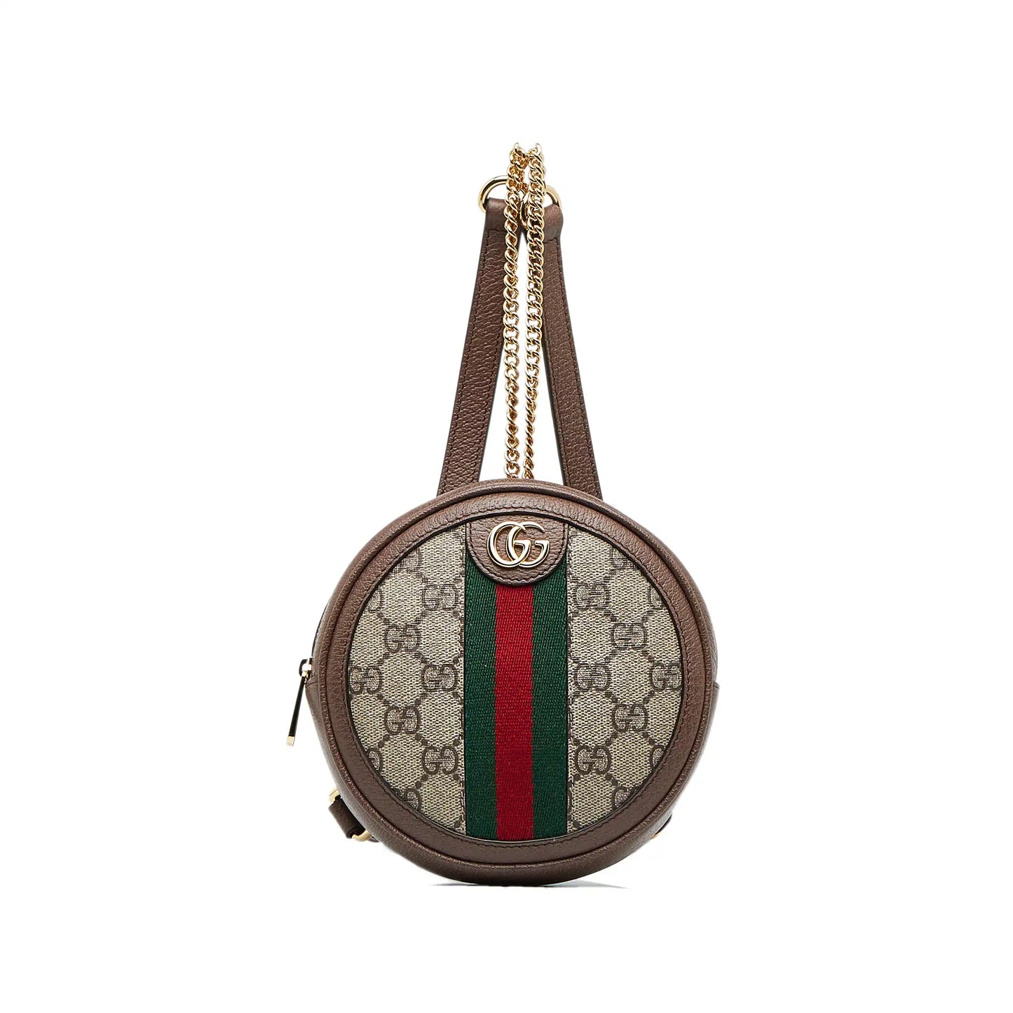 Gucci Mini GG Supreme Round Ophidia Backpack