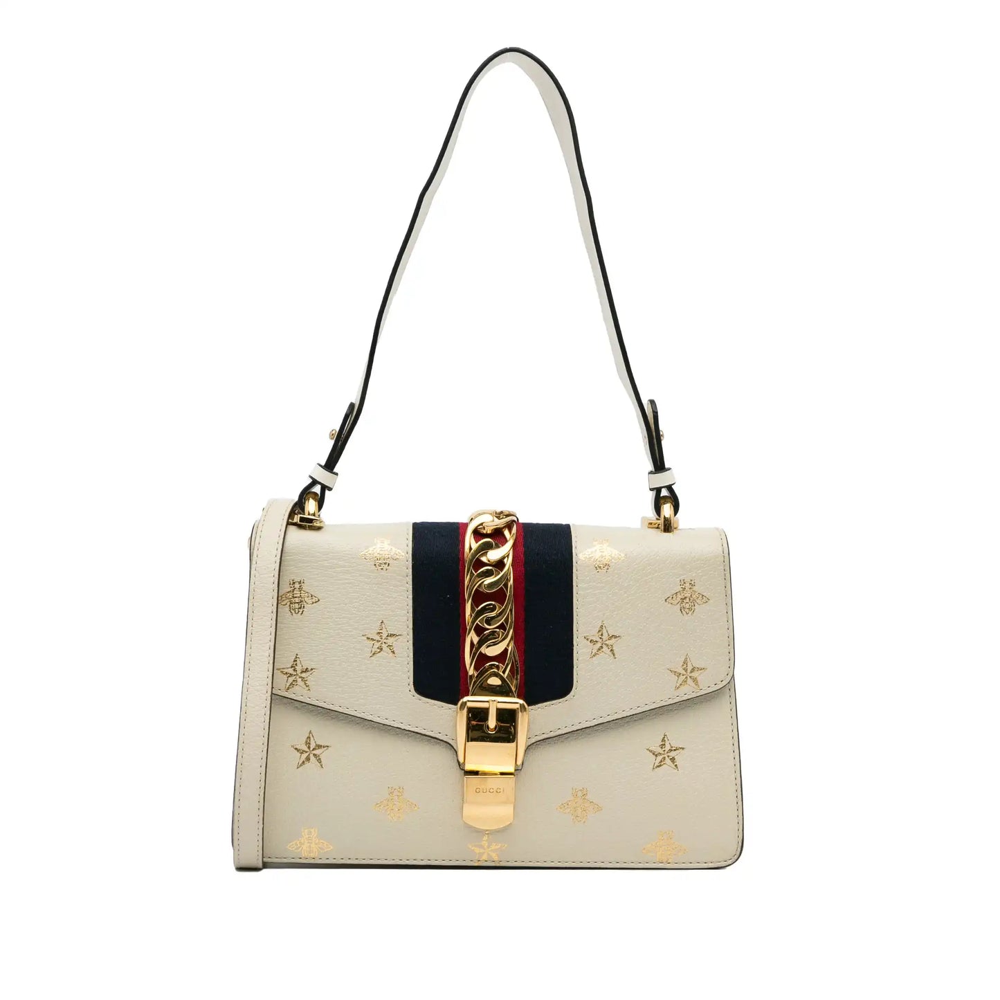 Gucci Small Bee Star Sylvie Satchel