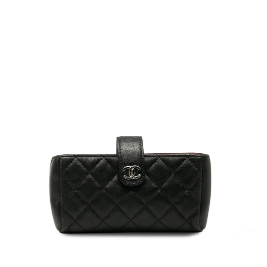 Chanel Quilted CC O-Phone Holder Pouch