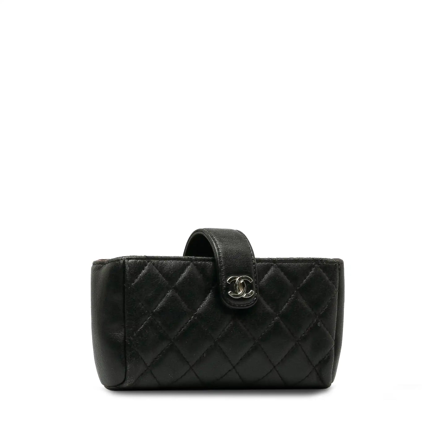 Chanel Quilted CC O-Phone Holder Pouch