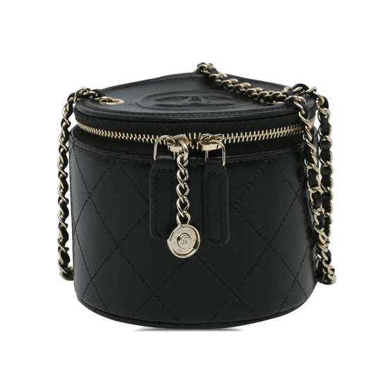 Chanel CC Round Vanity Bag