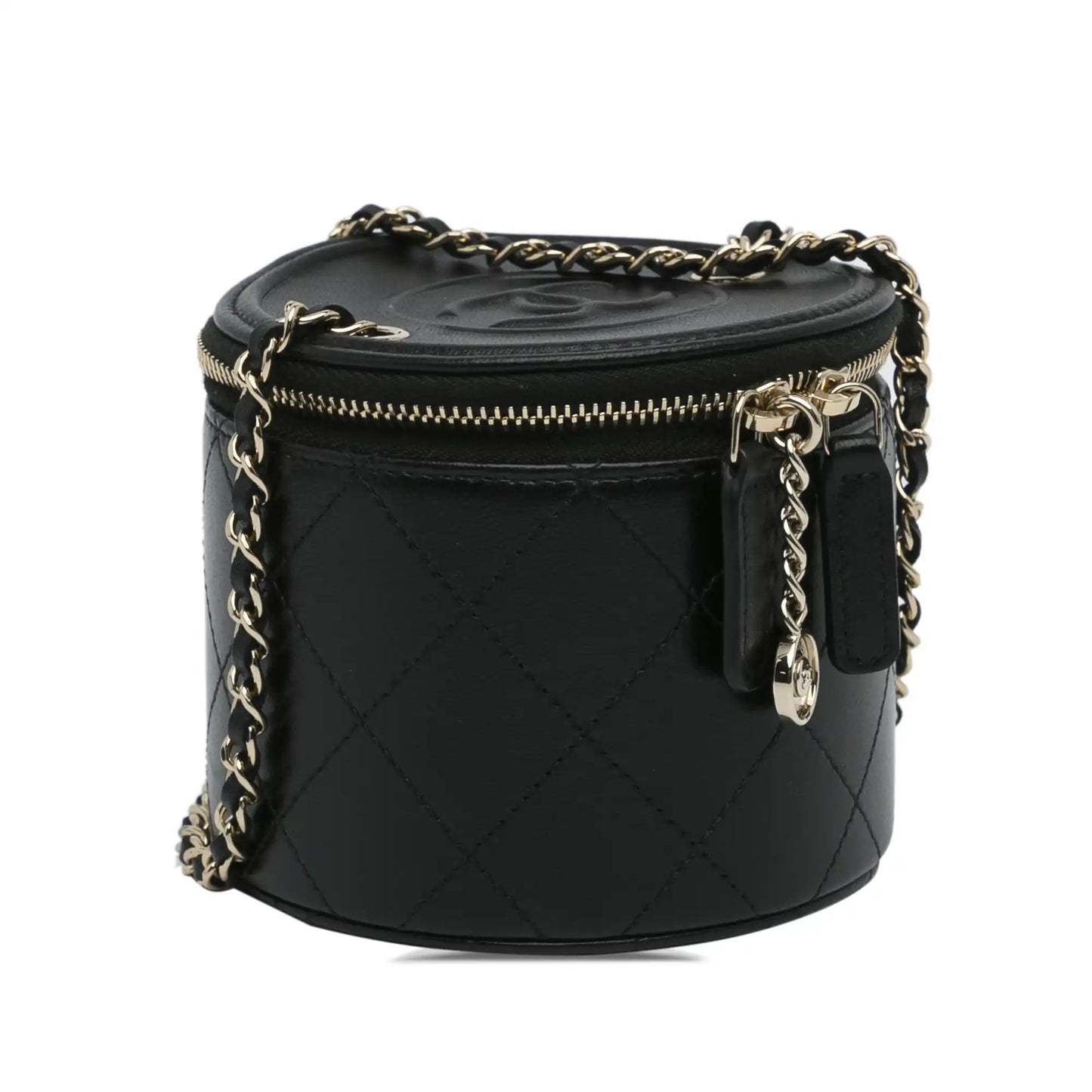 Chanel CC Round Vanity Bag