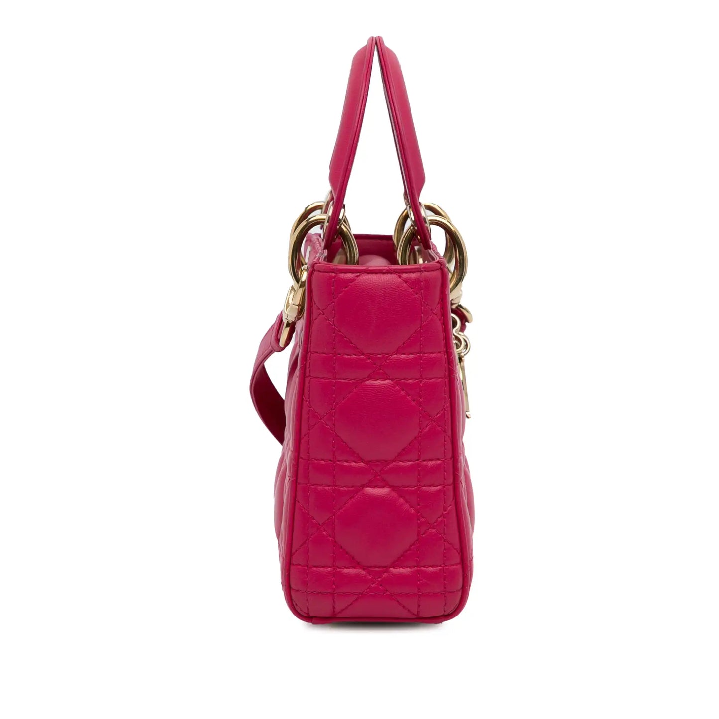 Dior Mini Lambskin Cannage Lady Dior