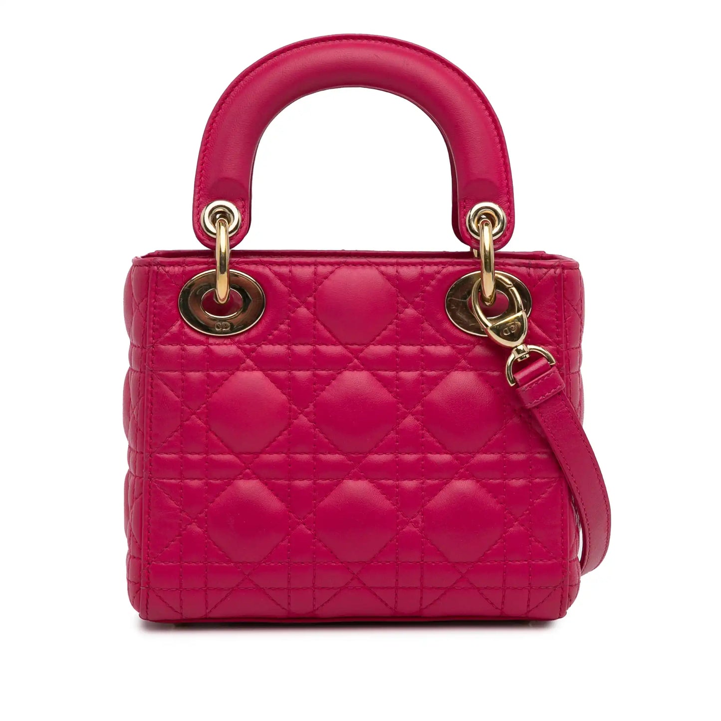 Dior Mini Lambskin Cannage Lady Dior